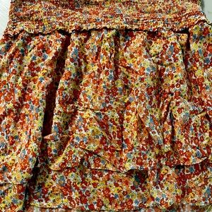 Rails floral short skirt